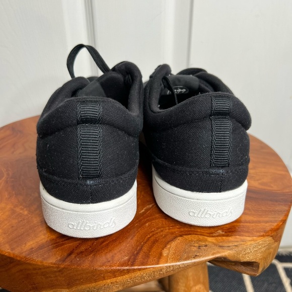 Allbirds Unisex Canvas Pacers Sneakers Black Size 8 Casual Eco-Friendly - Picture 10 of 13